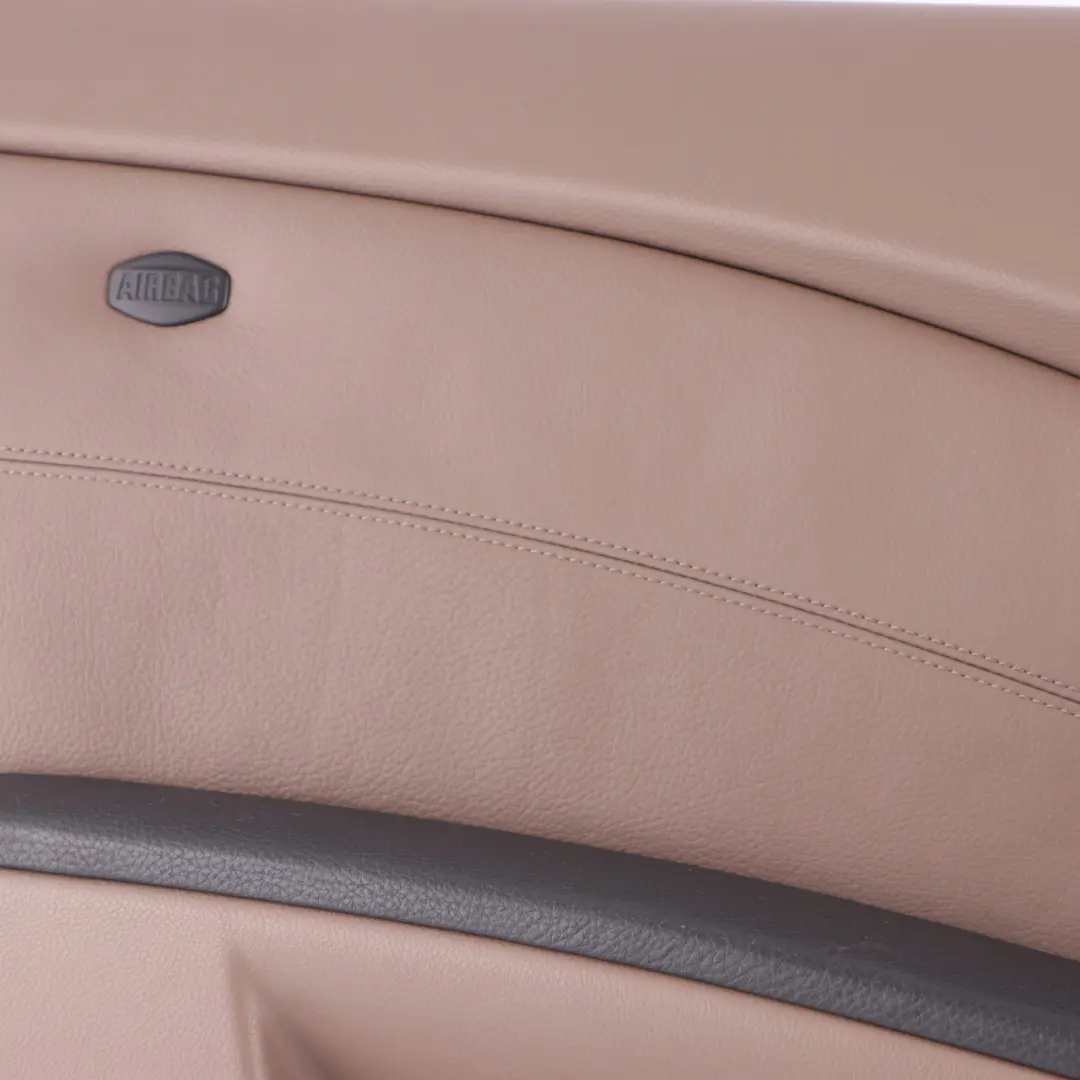 Door Card Front Left N/S Door Interior Panel Leather Truffle Brown to BMW E60 with Part number 7076171 BMW E60 Door Card Front Left N/S Door Interior Panel Leather Truffle Brown - SKU 7076171 - Part number 7076171