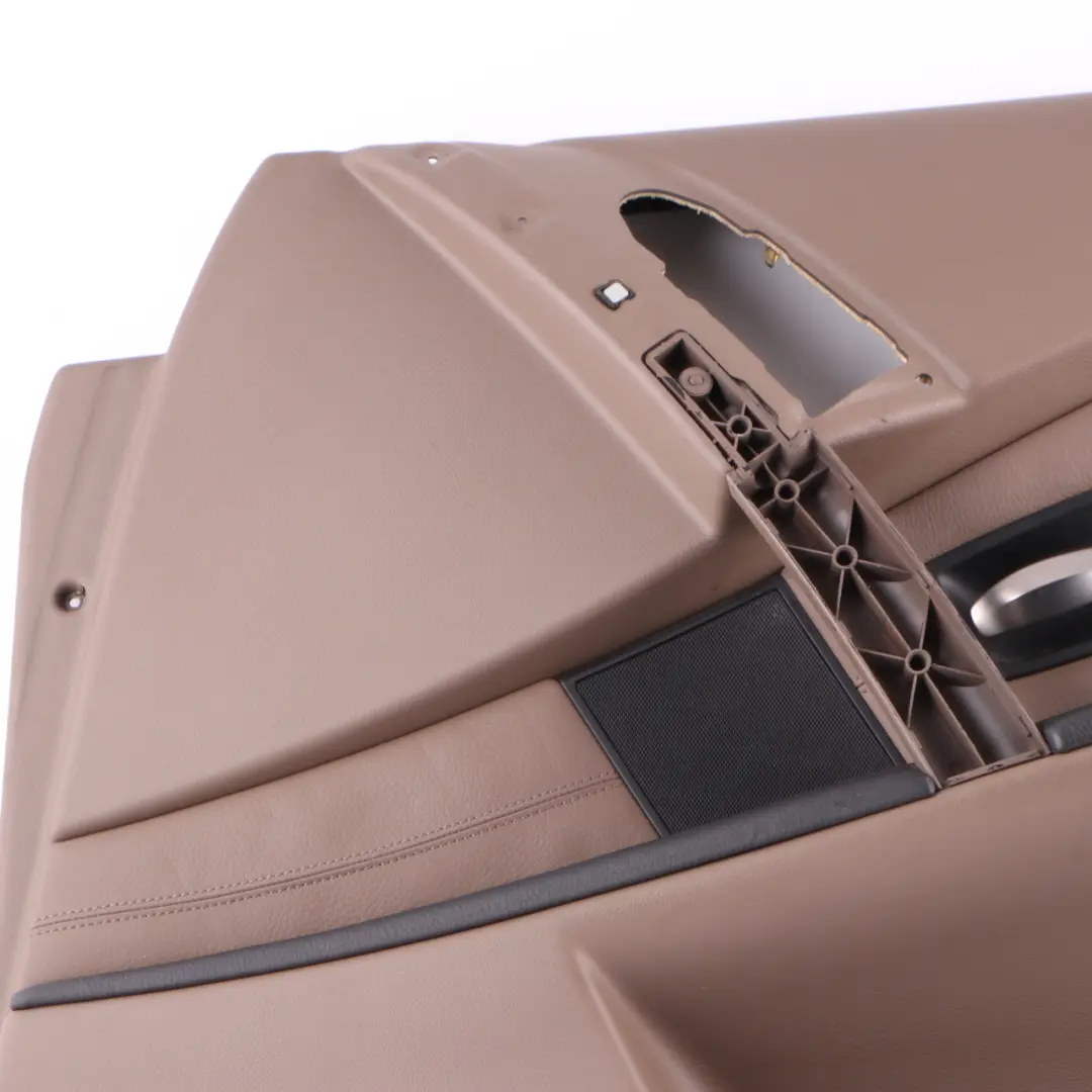 BMW E60 Door Card Front Right O/S Door Interior Panel Leather Truffle Brown - SKU 7076172 - Part number 7076172