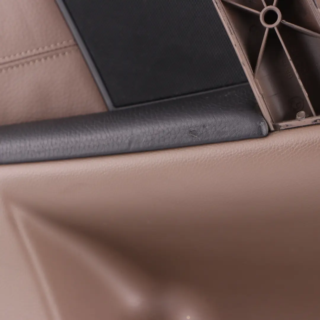 BMW E60 Carte de Porte Avant Droite Panneau Intérieur de Porte Cuir Marron - SKU 7076172 - Numéro de pièce 7076172