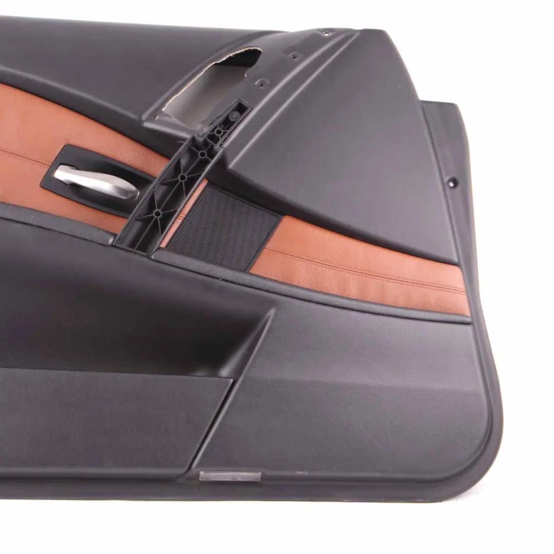  Door Card BMW E60 E61 Trim Panel Covering Front Left N/S Leather Brown - SKU 7076175 - Part number 7076175