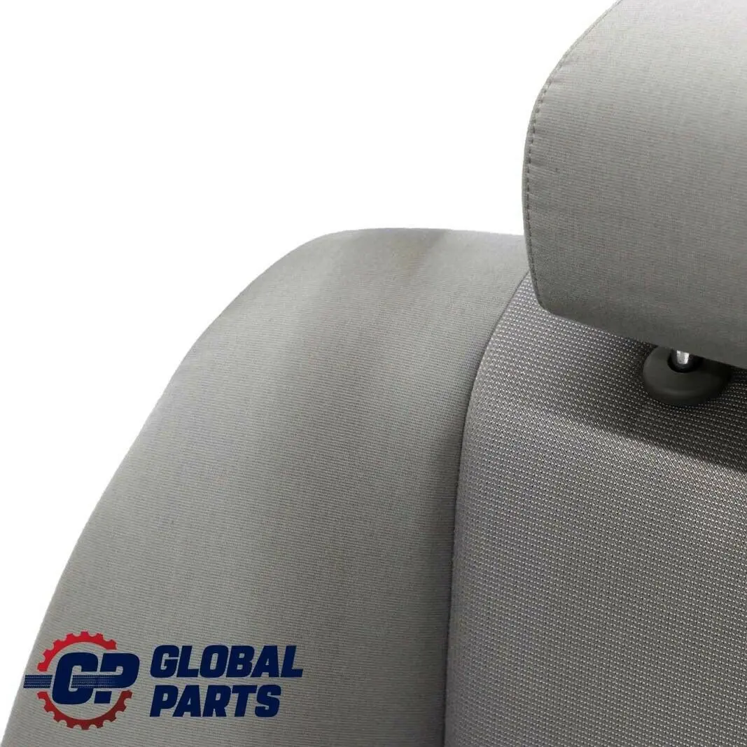 BMW 5 er E60 Bezug Lehne Grau Stoff Fabric Rückenlehne Sitz Hinten - SKU 7076309 - Teilenummer 7076501