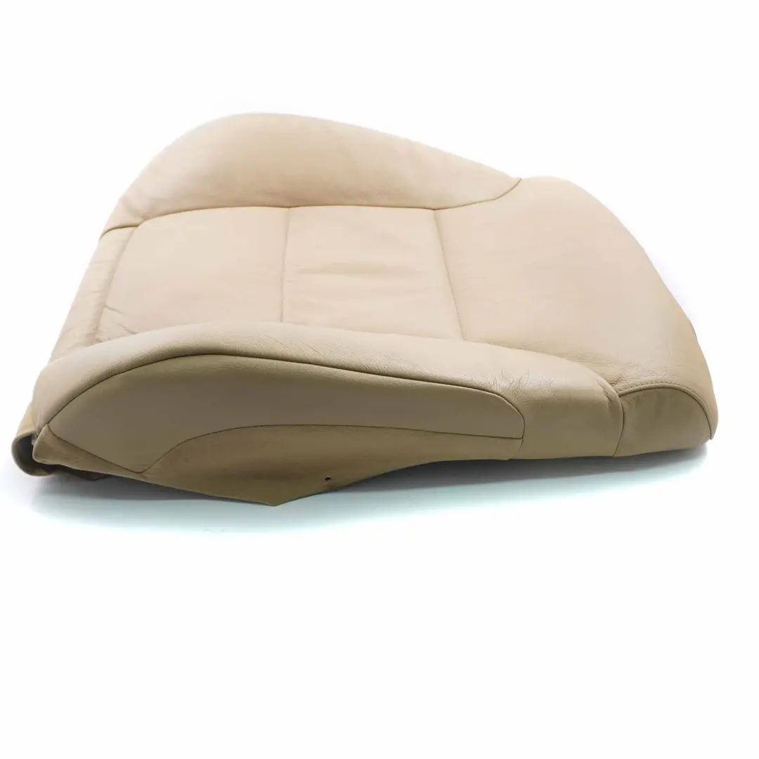Funda Respaldo Delantero Izquierdo Derecho Calefactable Cuero Beige para BMW E60 con número de pieza 7076454 BMW E60 Funda Respaldo Delantero Izquierdo Derecho Calefactable Cuero Beige - SKU 7076454-6 - Número de pieza 7076454