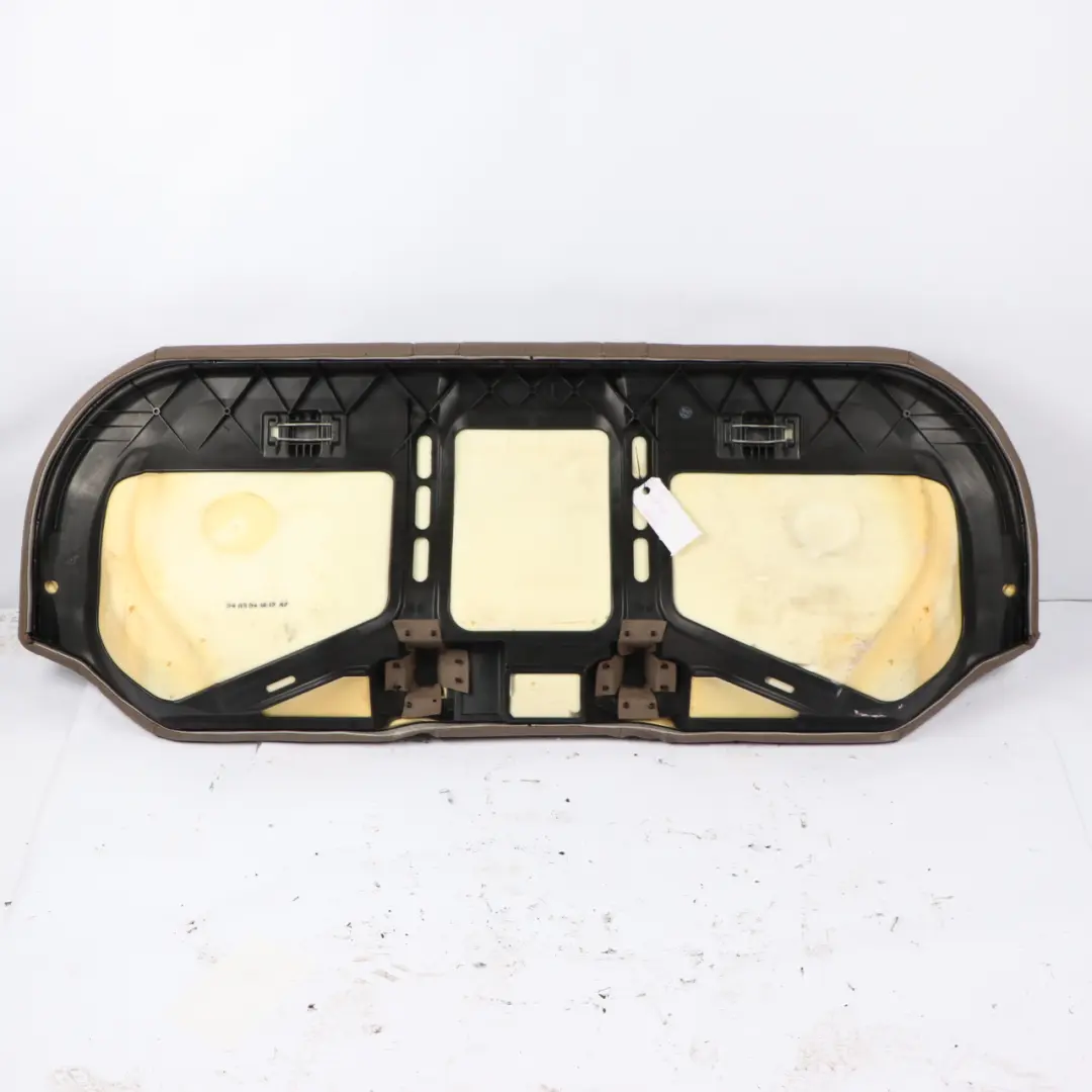 BMW E60 Asiento Trasero Banqueta Sofá Interior Trasero Cuero Marrón Trufa - SKU 7076498 - Número de pieza 7076498
