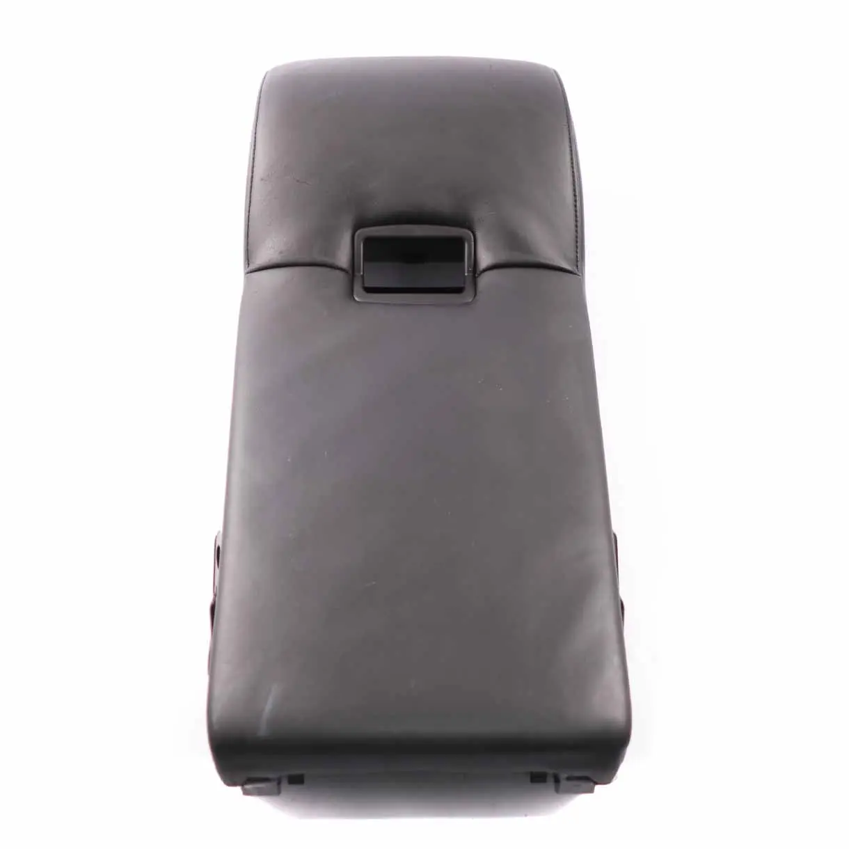 BMW E60 Rear Seat Backrest Centre Armrest Shelf Cup Holder Black Leather Nappa