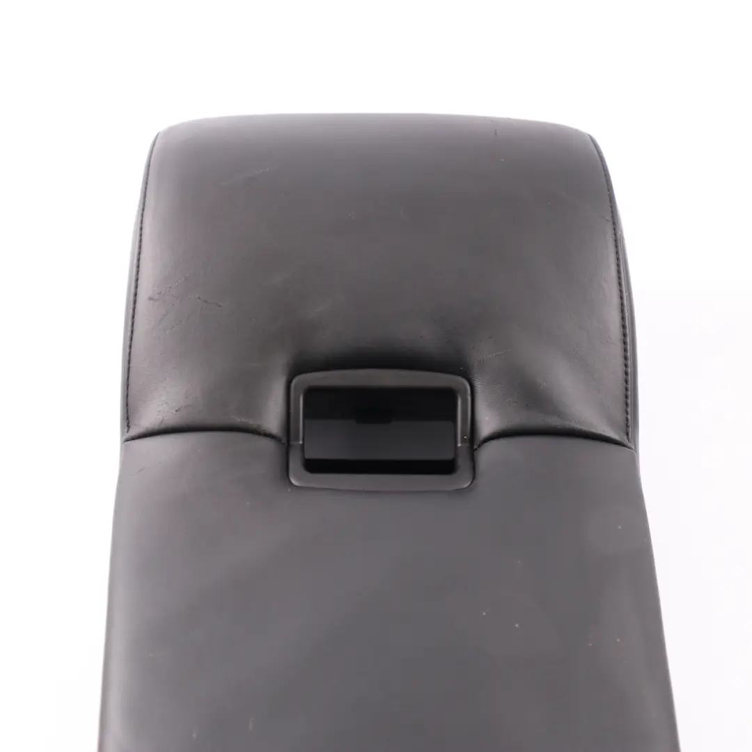 BMW E60 Schienale sedile posteriore Bracciolo Portabicchieri in pelle nera Nappa - SKU 7076553 - Numero di parte 7076553