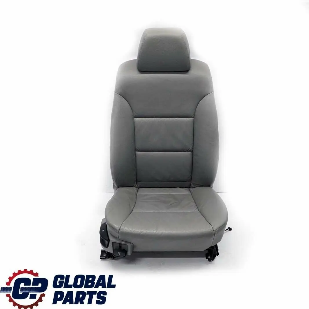Gris Cuero Delantero Derecho Asiento para BMW E60 E61 con número de pieza 7076665 BMW E60 E61 Gris Cuero Delantero Derecho Asiento - SKU 7076665-3 - Número de pieza 7076665