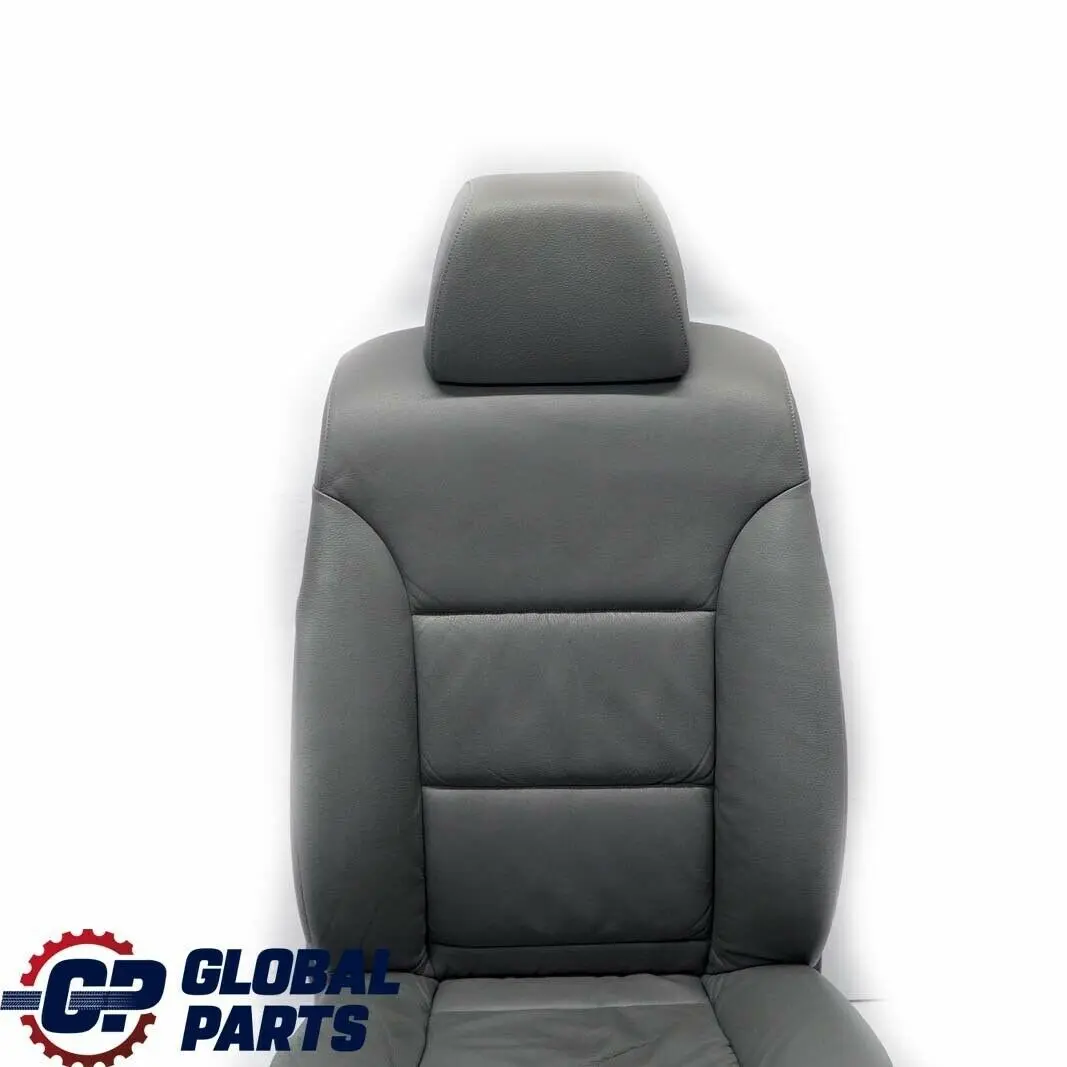 BMW E60 E61 Fotel prawy skóra grau - SKU 7076665-3 - Numer Części 7076665