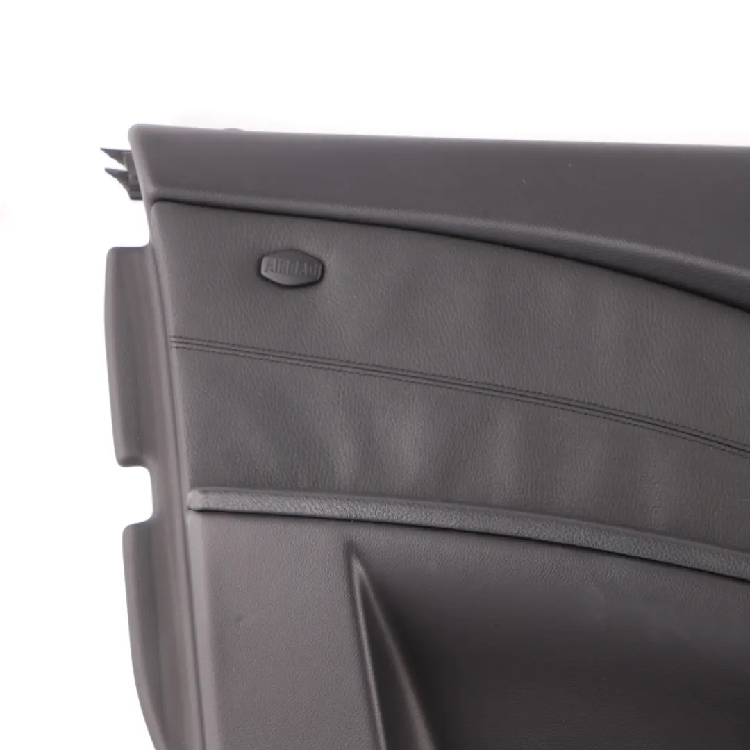 Door Card Front Left N/S Lining Leather Trim Panel Black to BMW E60 E61 with Part number 7076763 BMW E60 E61 Door Card Front Left N/S Lining Leather Trim Panel Black - SKU 7076763-1 - Part number 7076763