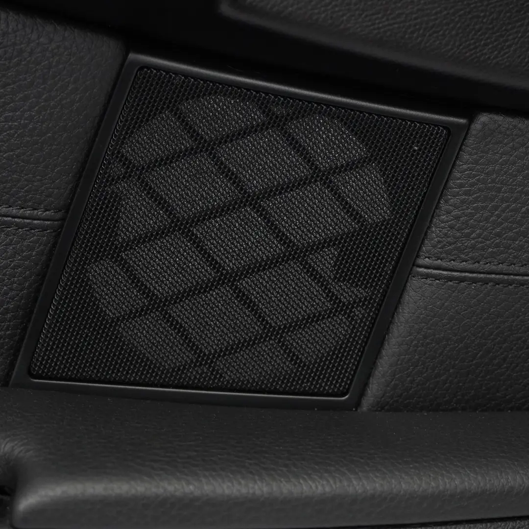 Vorne Links Türkartenverkleidung Lederverkleidung Schwarz BMW E60 E61 - SKU 7076763 - Teilenummer 7076763