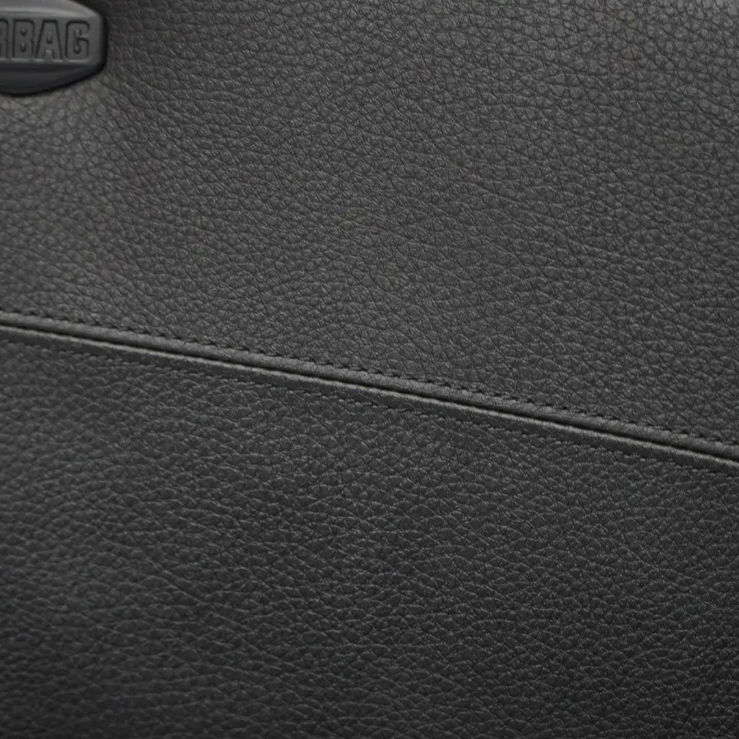 BMW E60 E61 Front Left N/S Door Card Lining Leather Trim Panel Black - SKU 7076763 - Part number 7076763