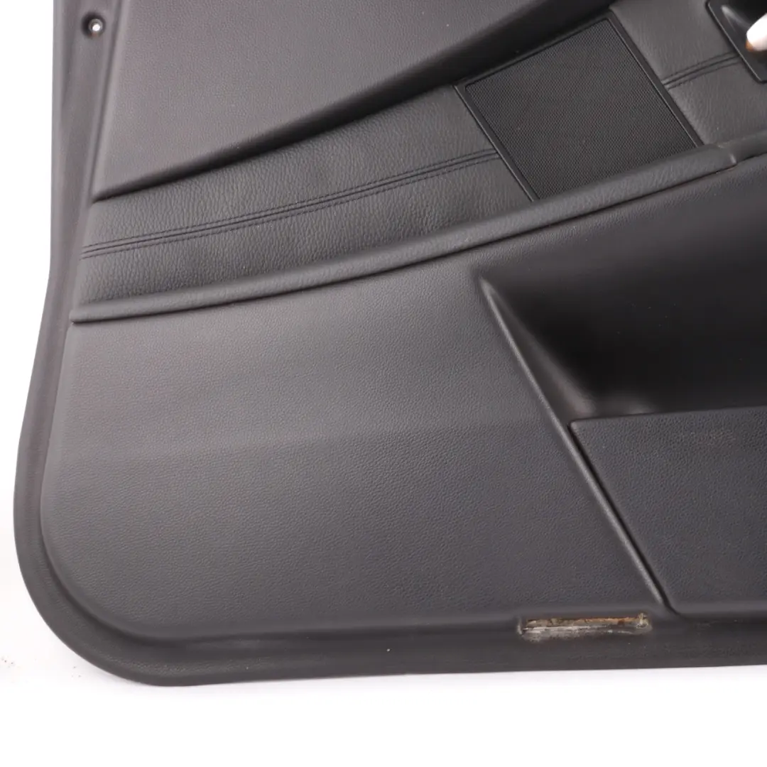 Door Card Leather Trim Panel Front Right O/S Black to BMW E60 E61 with Part number 7076764 BMW E60 E61 Door Card Leather Trim Panel Front Right O/S Black - SKU 7076764-1 - Part number 7076764