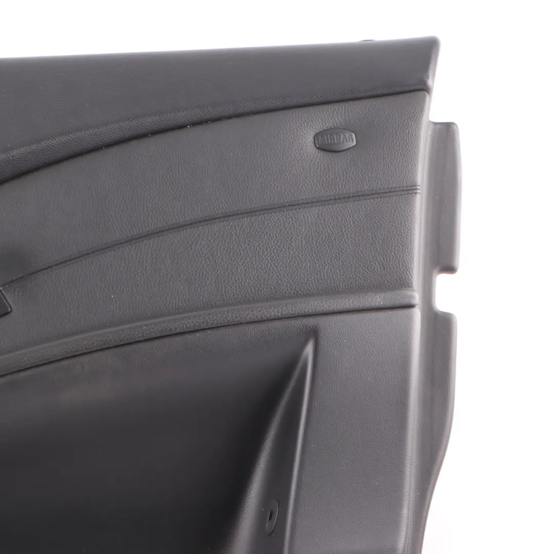 BMW E60 E61 Door Card Leather Trim Panel Front Right O/S Black - SKU 7076764-1 - Part number 7076764