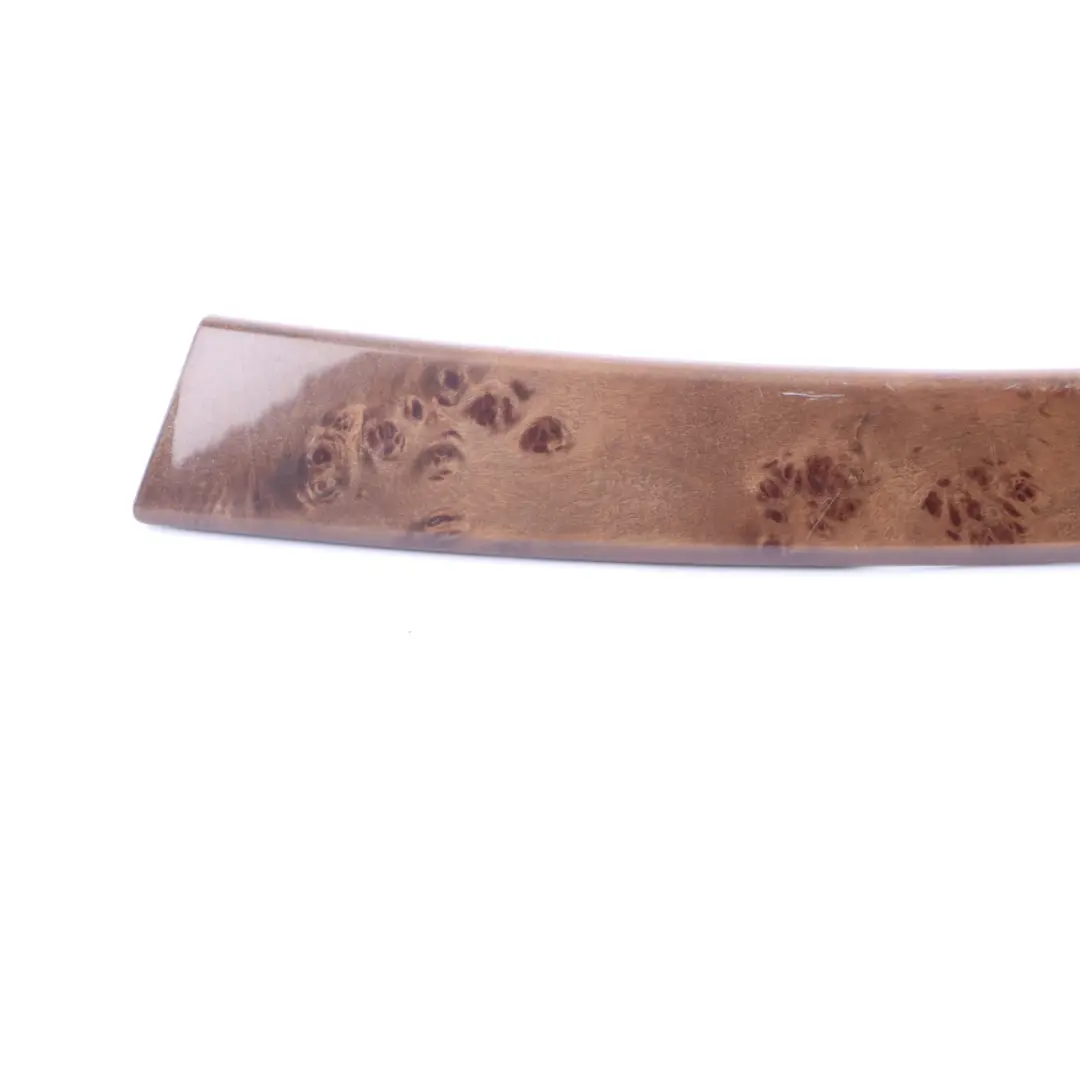 Handle Trim Strip Front Right O/S Poplar Woodgrain Light to BMW E60 E61 Cover with Part number 7076804 BMW E60 E61 Cover Handle Trim Strip Front Right O/S Poplar Woodgrain Light - SKU 7076804 - Part number 7076804