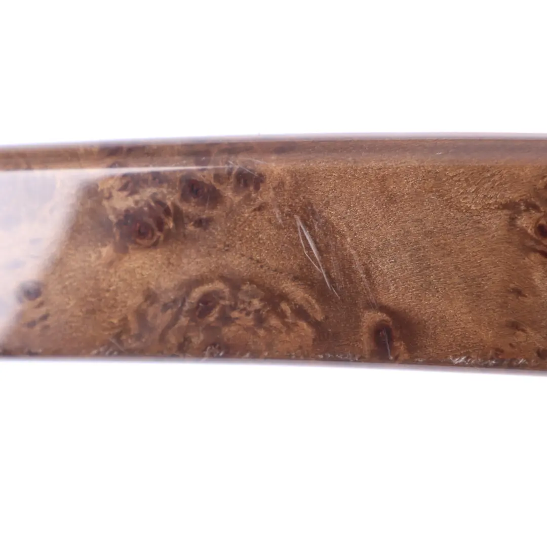 BMW E60 E61 Cover Handle Trim Strip Front Right O/S Poplar Woodgrain Light - SKU 7076804 - Part number 7076804