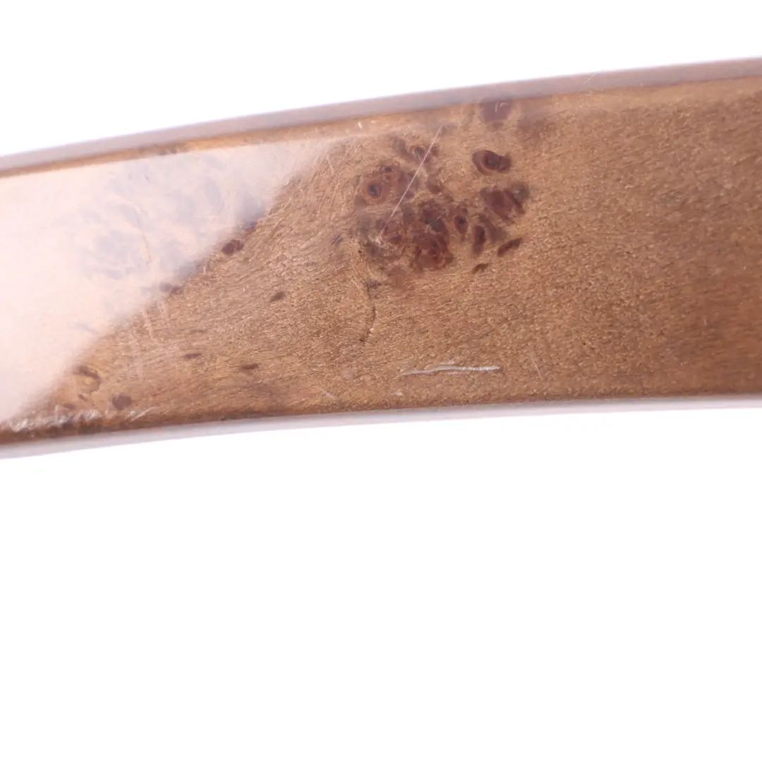 BMW E60 E61 Cover Handle Trim Strip Front Right O/S Poplar Woodgrain Light - SKU 7076804 - Part number 7076804
