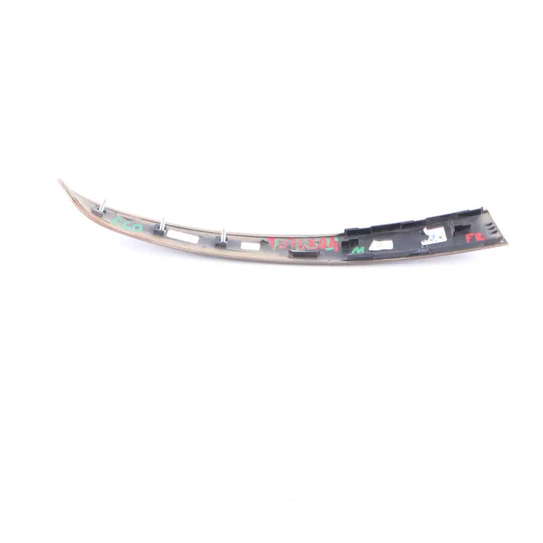 BMW E60 E61 Cover Handle Trim Strip Front Right O/S Poplar Woodgrain Light - SKU 7076804 - Part number 7076804