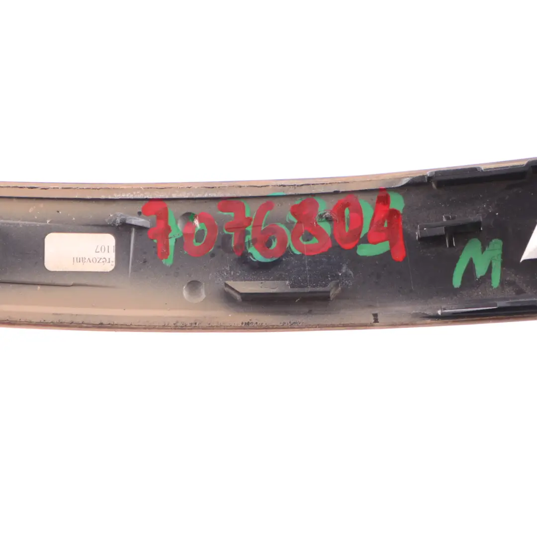 BMW E60 E61 Cover Handle Trim Strip Front Right O/S Poplar Woodgrain Light - SKU 7076804 - Part number 7076804