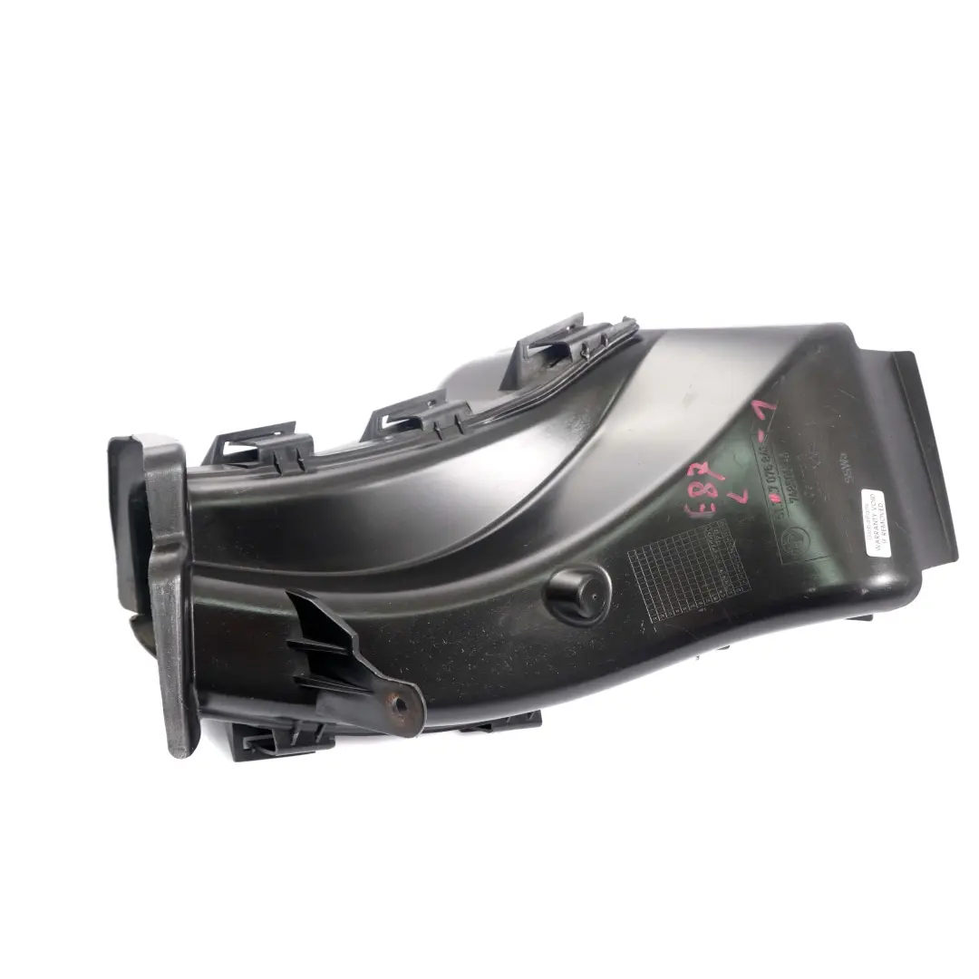 Front Bumper Left Brake Air Duct Cooling N/S to BMW 1 Series 1 E87 SE with Part number 7076841 BMW 1 Series 1 E87 SE Front Bumper Left Brake Air Duct Cooling N/S - SKU 7076841-1 - Part number 7076841