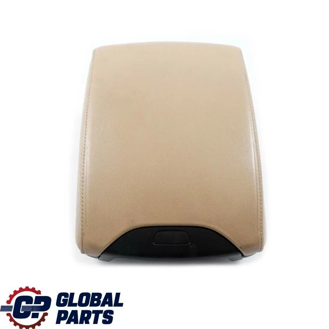 BMW X5 Series E53 Leather Cover Centre Console Armrest Beige 7077529