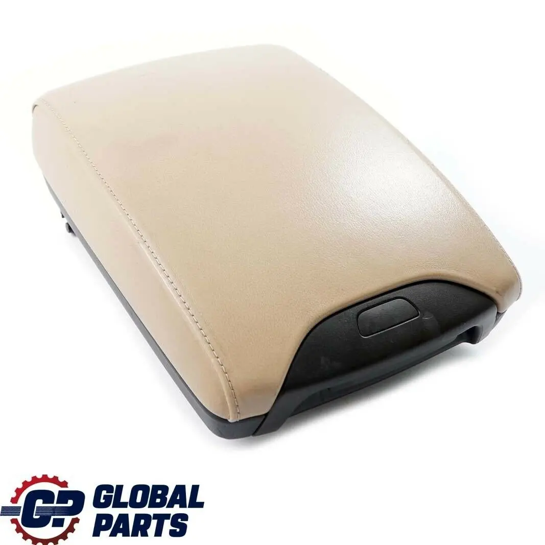 Leather Cover Centre Console Armrest Beige to BMW X5 Series E53 with Part number 7077529 BMW X5 Series E53 Leather Cover Centre Console Armrest Beige - SKU 7077529 - Part number 7077529