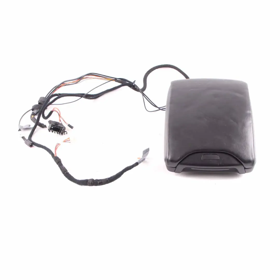 BMW X5 E53 Centre Arm Rest Armrest Telephone Leather Black - SKU 7077531-2 - Part number 7077531