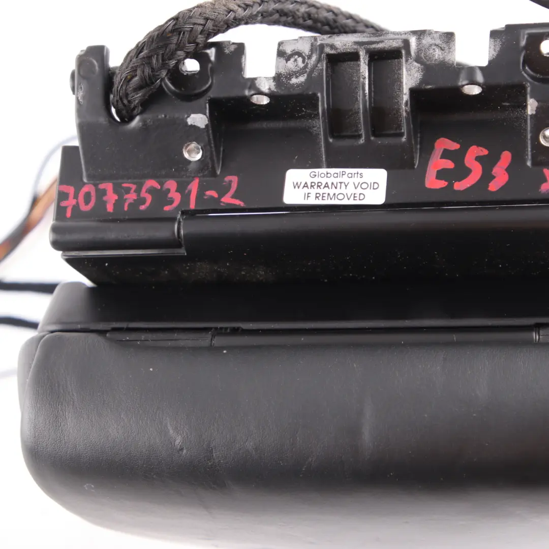 Centre Arm Rest Armrest Telephone Leather Black to BMW X5 E53 with Part number 7077531 BMW X5 E53 Centre Arm Rest Armrest Telephone Leather Black - SKU 7077531-2 - Part number 7077531