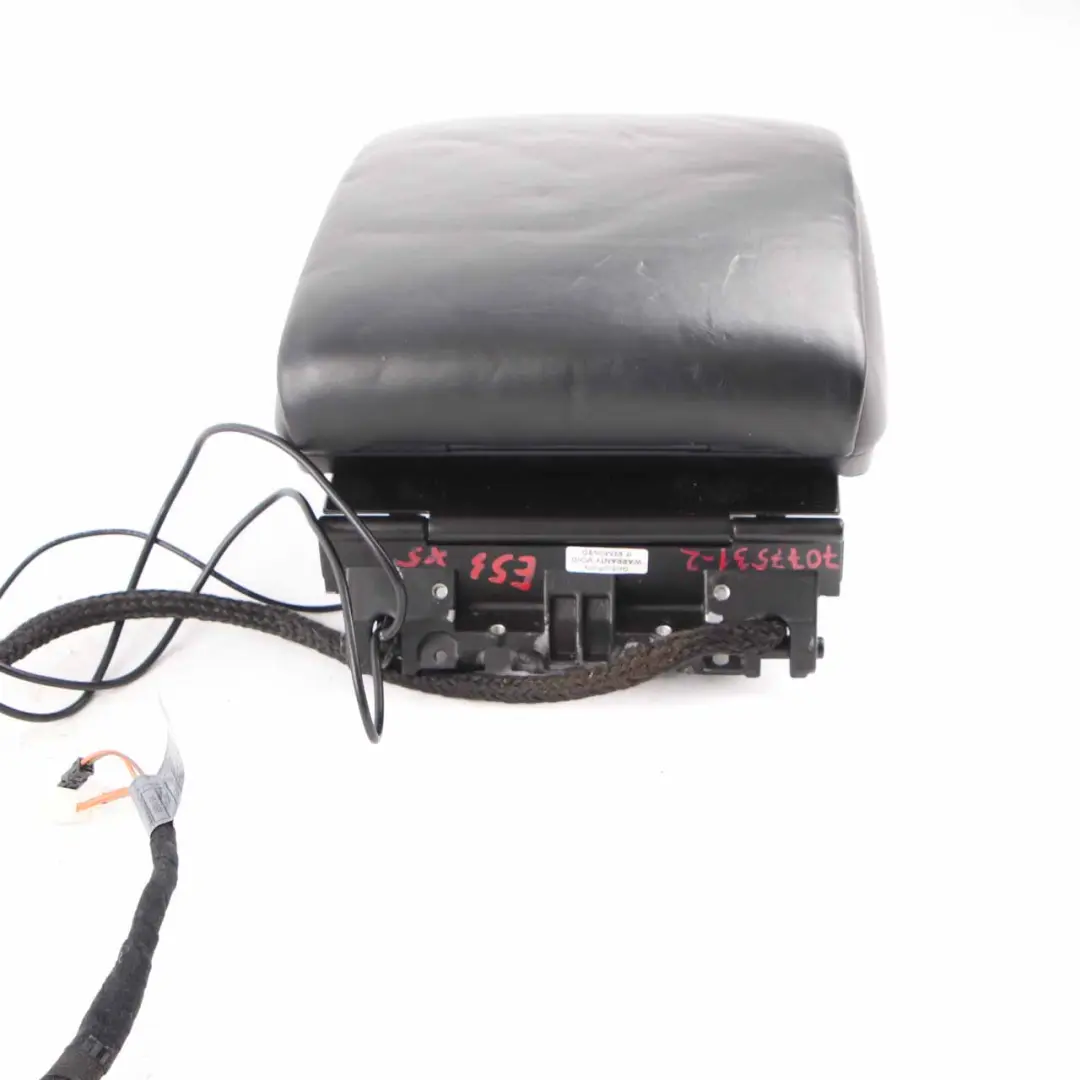 BMW X5 E53 Centre Arm Rest Armrest Telephone Leather Black - SKU 7077531-2 - Part number 7077531
