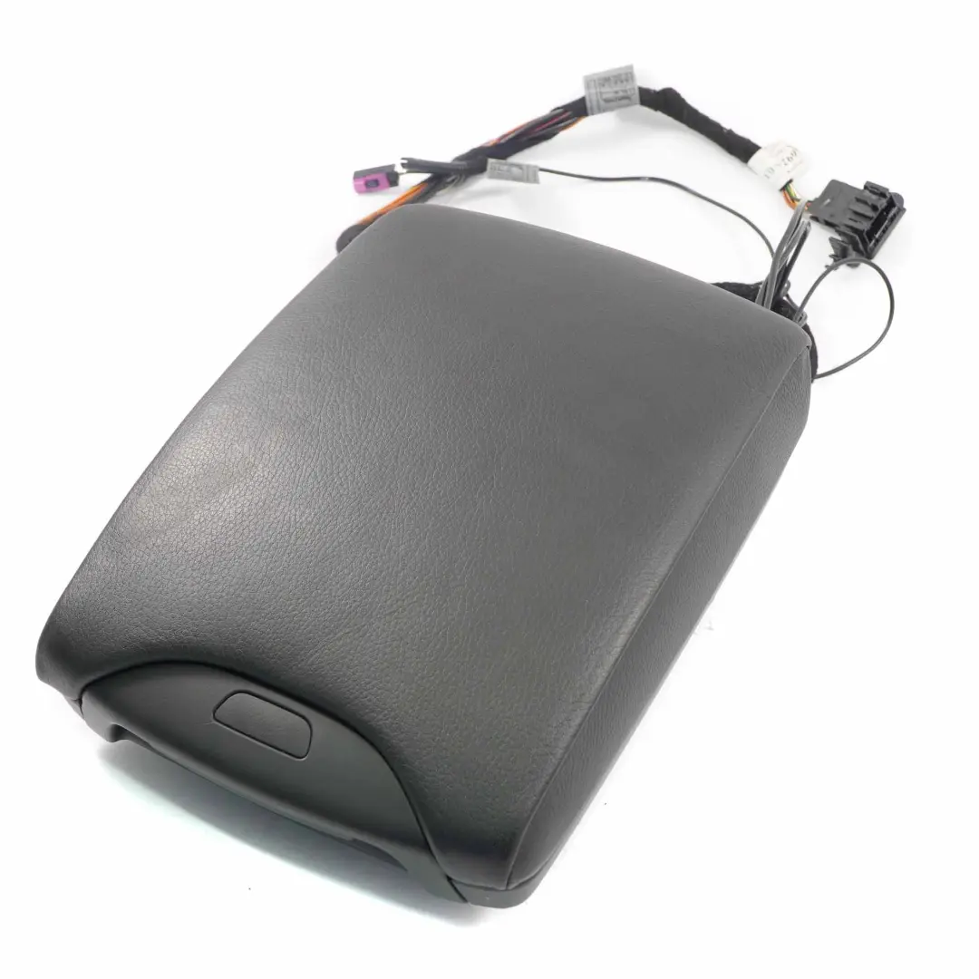 BMW X5 E53 Centre Arm Rest Armrest Telephone Black Leather - SKU 7077531-3 - Part number 7077531