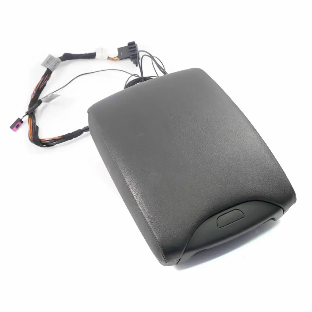 BMW X5 E53 Centre Arm Rest Armrest Telephone Black Leather - SKU 7077531-3 - Part number 7077531