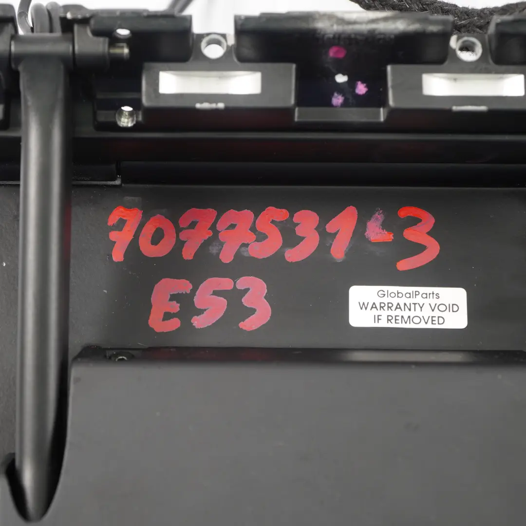  Apoyabrazos CentralBMW X5 E53 Apoyabrazos Telefono Cuero Negro - SKU 7077531-3 - Número de pieza 7077531