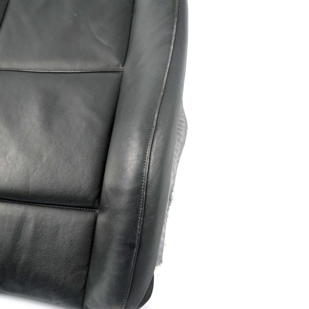 BMW X5 E53 Heated Front Sport Seat Backrest Cover Lining Black Leather Dakota - SKU 7077573-6 - Part number 7077573