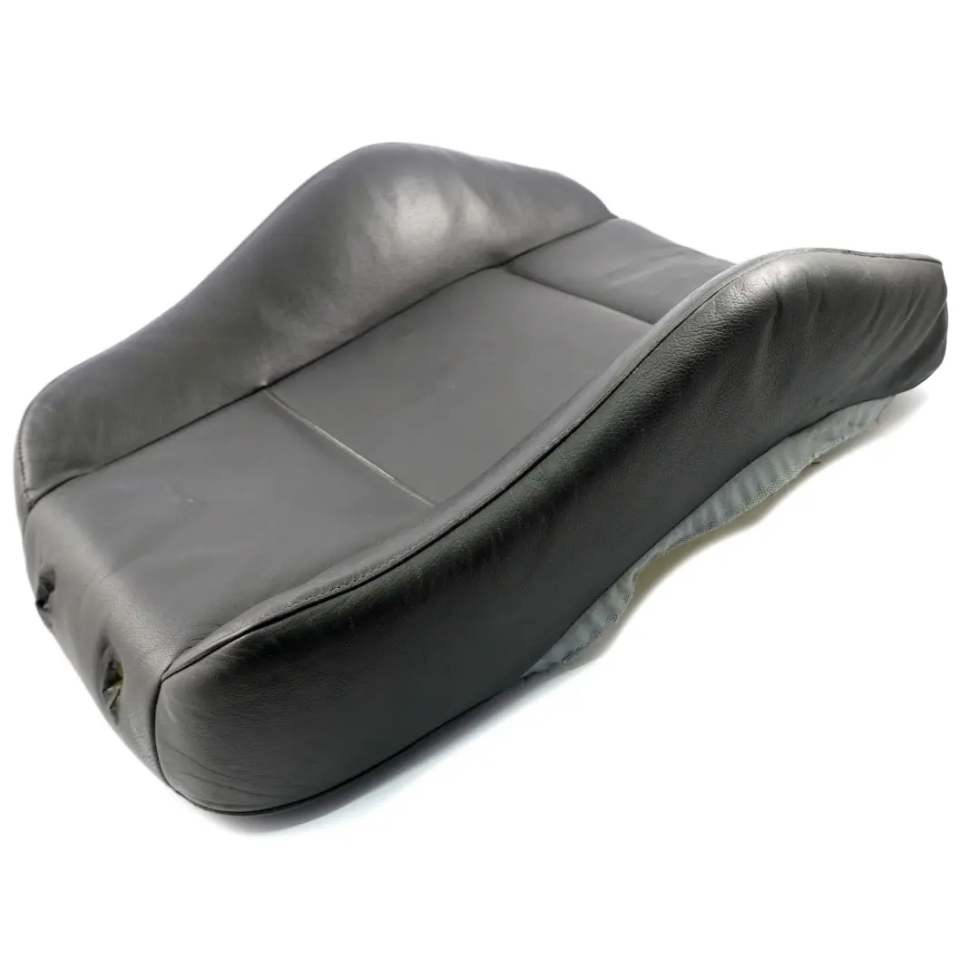 BMW X5 E53 Heated Front Sport Seat Backrest Cover Lining Black Leather Dakota - SKU 7077573-6 - Part number 7077573