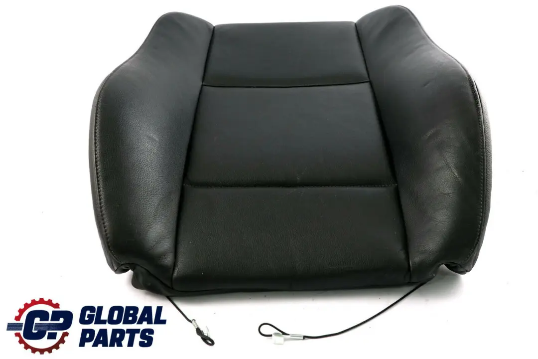 Front Seat Backrest Cover Lining Black Leather Dakota to BMW X5 Series E53 Sport with Part number 7077573 BMW X5 Series E53 Sport Front Seat Backrest Cover Lining Black Leather Dakota - SKU 7077573 - Part number 7077573