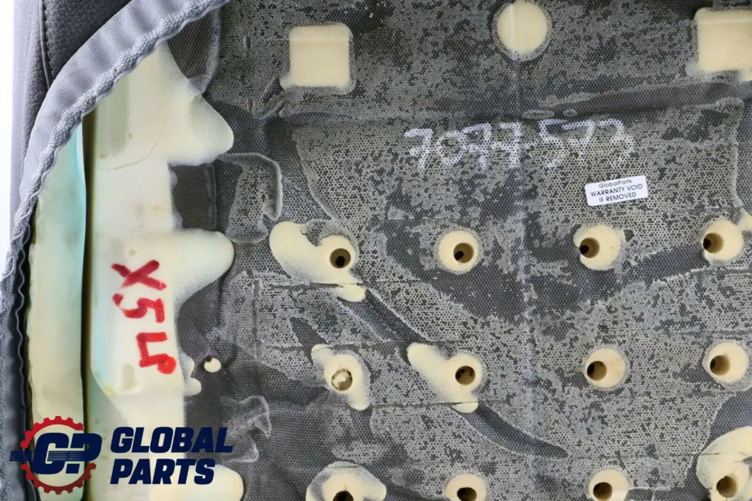 Front Seat Backrest Cover Lining Black Leather Dakota to BMW X5 Series E53 Sport with Part number 7077573 BMW X5 Series E53 Sport Front Seat Backrest Cover Lining Black Leather Dakota - SKU 7077573 - Part number 7077573