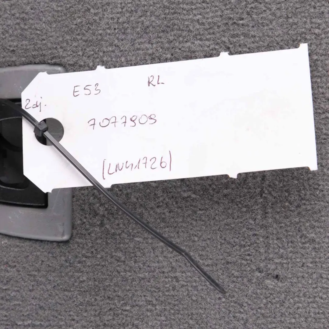 BMW X5 E53 Rear Seat Couch Backrest Left N/S Grey Leather - SKU 7077909 - Part number 7077909