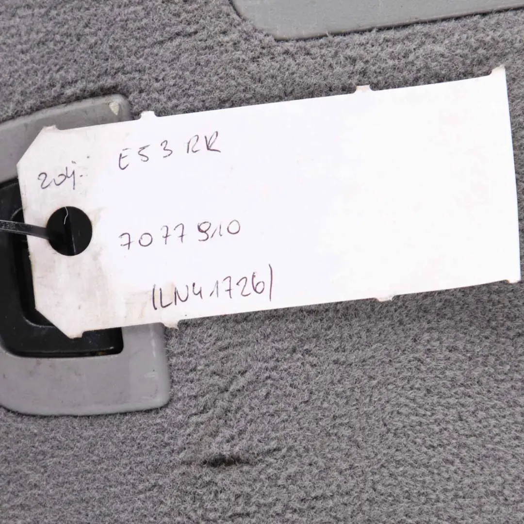 BMW X5 E53 Rücksitz Bezug Lehne Hinten Rechts Walknappa Leder Schwarz - SKU 7077910 - Teilenummer 7077910