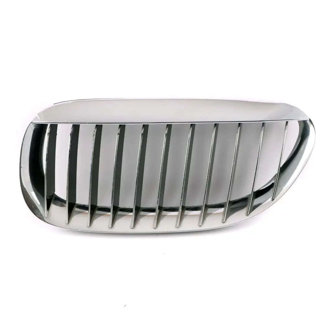 Front Bumper Grille Frame Left N/S Chrome to BMW 6 Series 1 E63 E64 with Part number 7077931 BMW 6 Series 1 E63 E64 Front Bumper Grille Frame Left N/S Chrome - SKU 7077931-1 - Part number 7077931