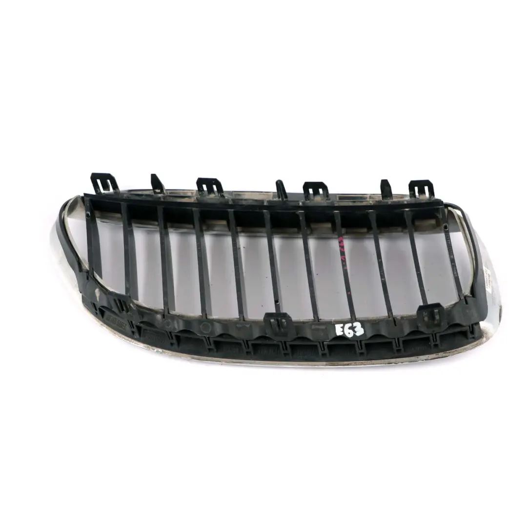 Front Bumper Grille Frame Left N/S Chrome to BMW 6 Series 1 E63 E64 with Part number 7077931 BMW 6 Series 1 E63 E64 Front Bumper Grille Frame Left N/S Chrome - SKU 7077931-1 - Part number 7077931