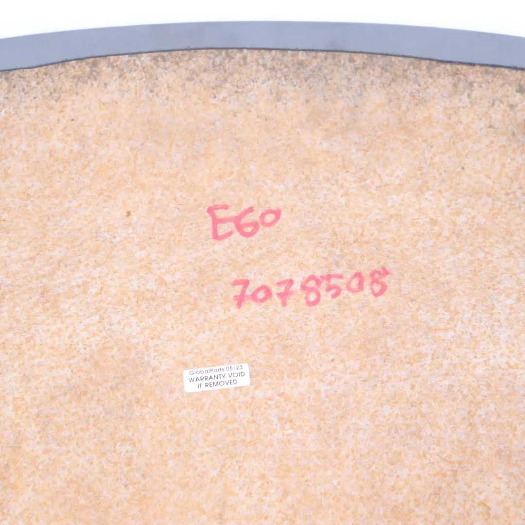 BMW 5 Series E60 E61 Rear Cover Panel Vinyl Front Seat Grau Grey - SKU 7078508 - Part number 7078508