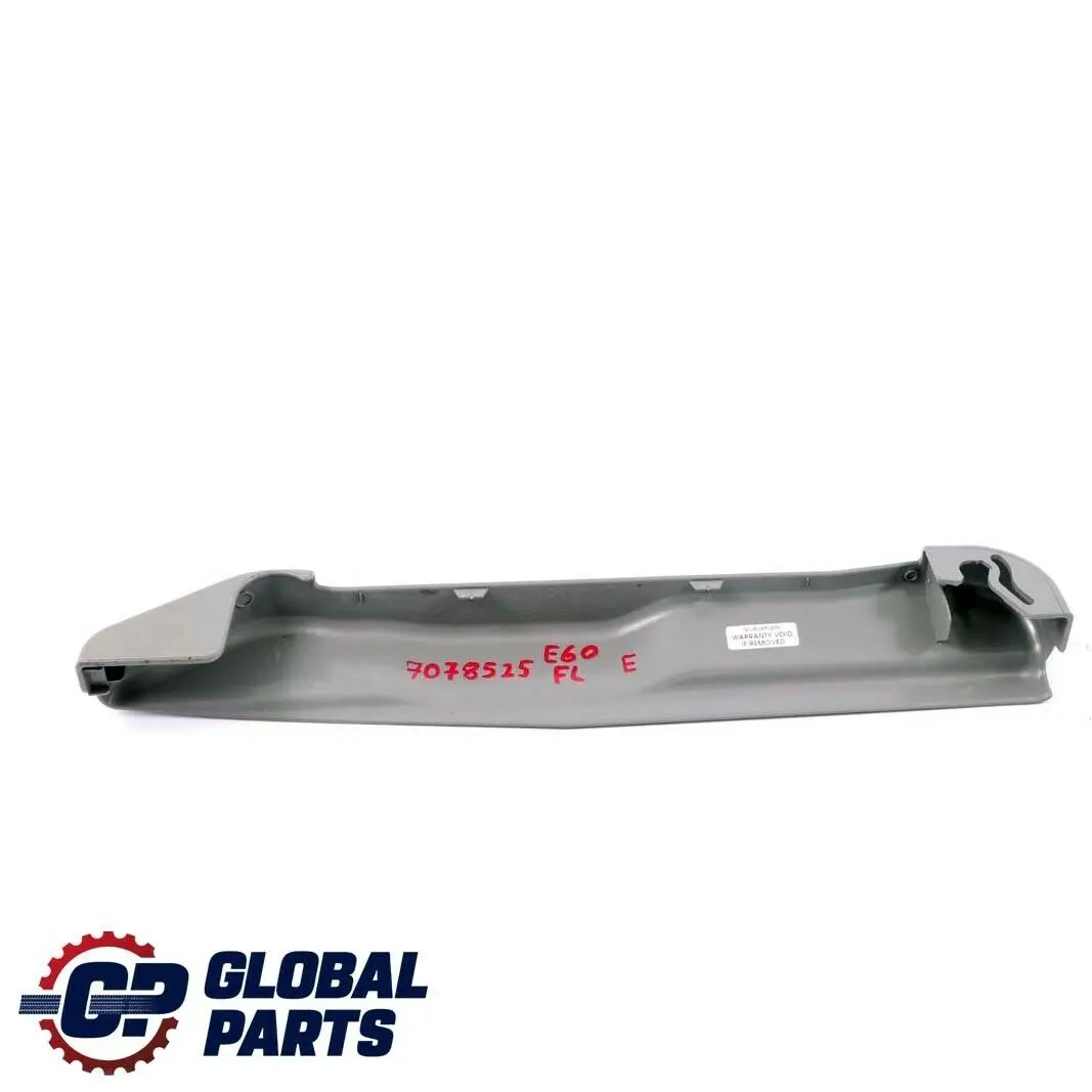 BMW E60 E61 Acabado Rail Superior Exterior Cubierta Asiento Delantero Izquierdo - SKU 7078525 - Número de pieza 7078525