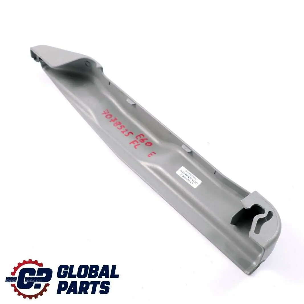 Acabado Rail Superior Exterior Cubierta Asiento Delantero Izquierdo para BMW E60 E61 con número de pieza 7078525 BMW E60 E61 Acabado Rail Superior Exterior Cubierta Asiento Delantero Izquierdo - SKU 7078525 - Número de pieza 7078525