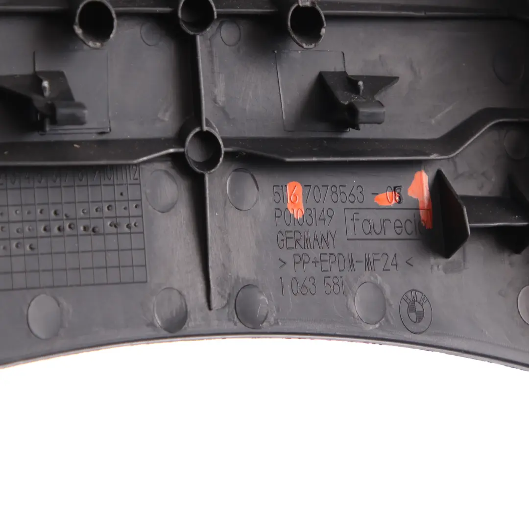 BMW E87 Couverture de l'accoudoir la Console Centrale Garniture Arriere 7124898 - SKU 7078563-1 - Numéro de pièce 7078563