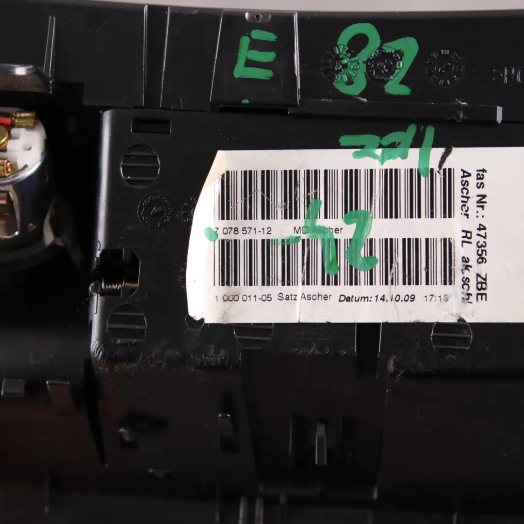 BMW E81 E82 E87 Ashtray Centre Console Finisher Ash Tray Decor Front - SKU 7078571-42 - Part number 7078571