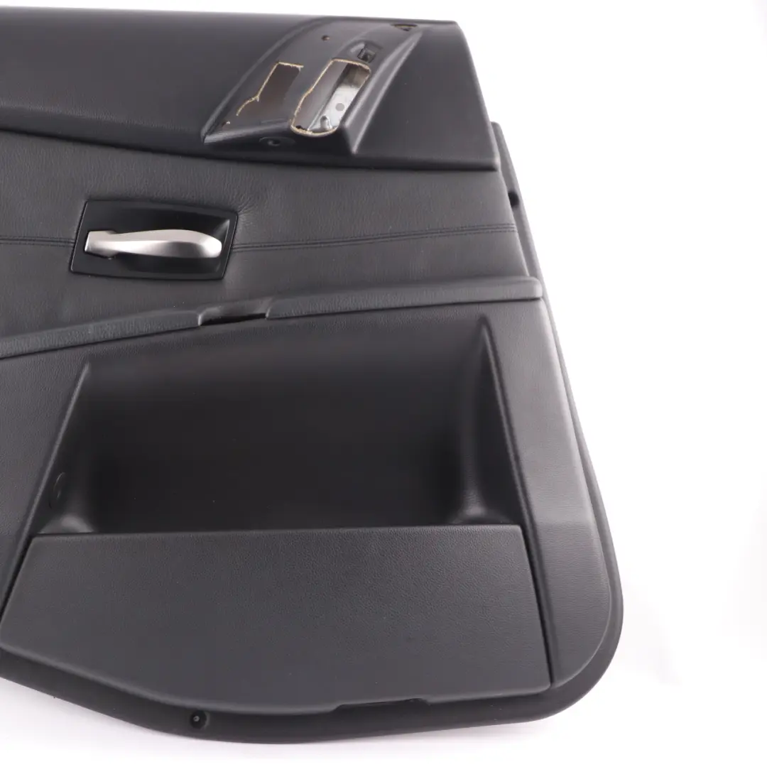 Door Card Lining Leather Trim Panel Rear Left N/S Black to BMW E60 E61 with Part number 7078741 BMW E60 E61 Door Card Lining Leather Trim Panel Rear Left N/S Black - SKU 7078741-1 - Part number 7078741