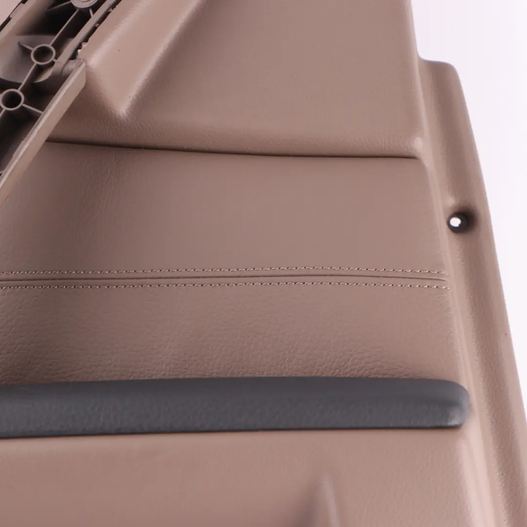 BMW E60 Scheda Porta Pannello Interno Porta Posteriore Sinistra Pelle Marrone - SKU 7078747 - Numero di parte 7078747