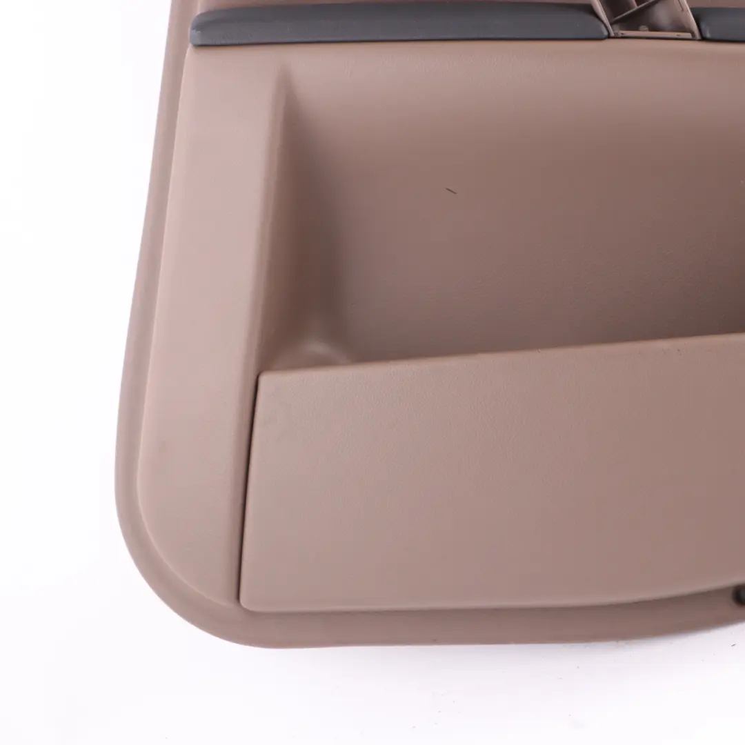 Door Card Rear Right O/S Door Interior Panel Leather Truffle Brown to BMW E60 with Part number 7078748 BMW E60 Door Card Rear Right O/S Door Interior Panel Leather Truffle Brown - SKU 7078748 - Part number 7078748