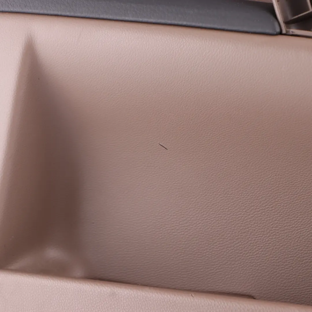 BMW E60 Carte de Porte Arrière Droite Panneau Intérieur de Porte Cuir Marron - SKU 7078748 - Numéro de pièce 7078748