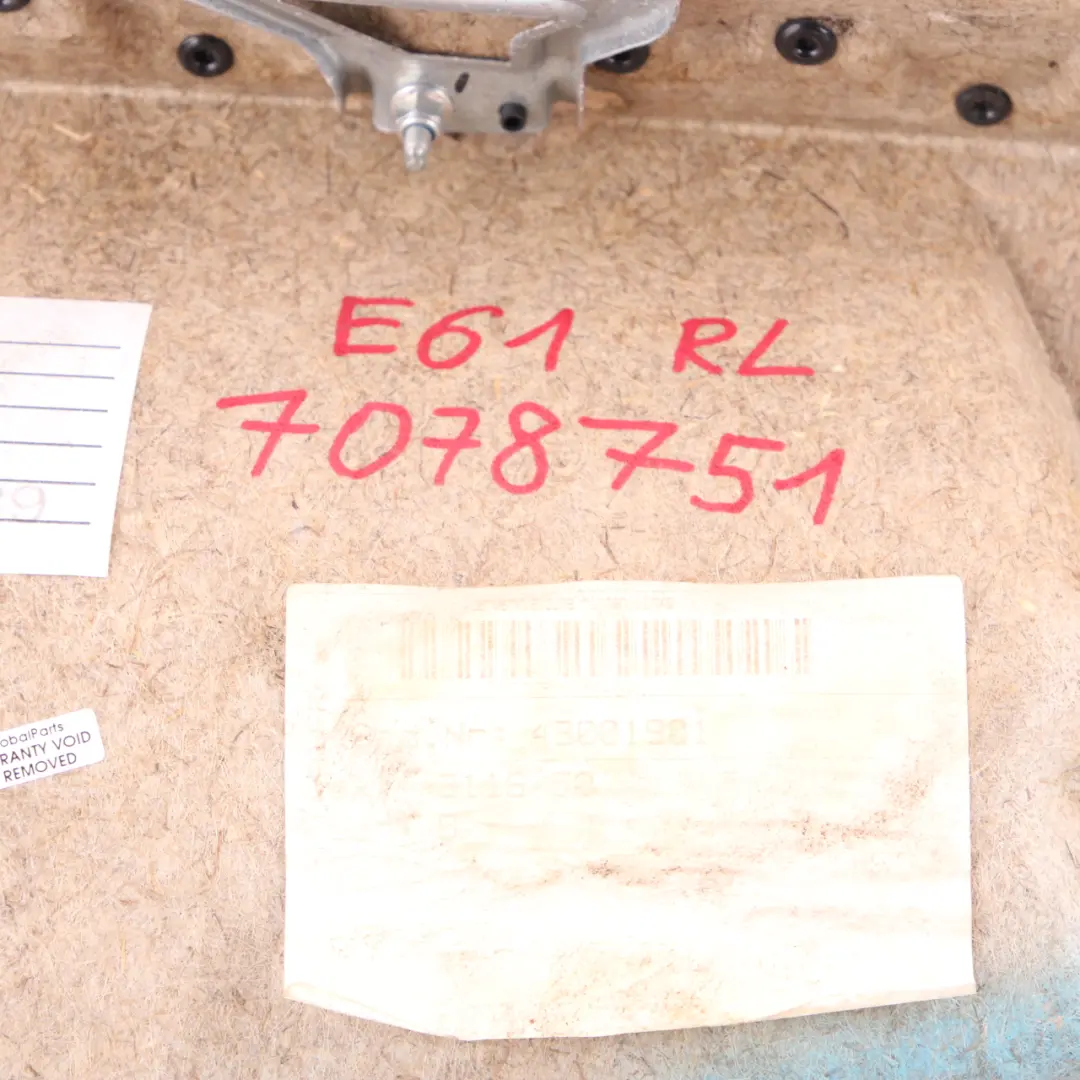 Door Card BMW E60 Rear Left N/S Door Lining Cover Trim Panel Leather Brown to with Part number 7078751 Door Card BMW E60 Rear Left N/S Door Lining Cover Trim Panel Leather Brown - SKU 7078751 - Part number 7078751