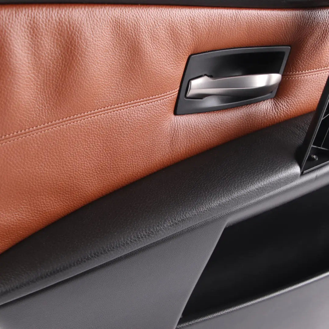 Door Card BMW E60 Rear Left N/S Door Lining Cover Trim Panel Leather Brown to with Part number 7078751 Door Card BMW E60 Rear Left N/S Door Lining Cover Trim Panel Leather Brown - SKU 7078751 - Part number 7078751