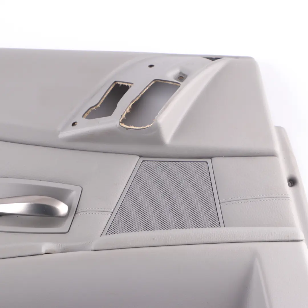 Door Card Rear Left N/S Door Interior Panel HiFi Leather Grey to BMW E60 E61 with Part number 7078929 BMW E60 E61 Door Card Rear Left N/S Door Interior Panel HiFi Leather Grey - SKU 7078929 - Part number 7078929